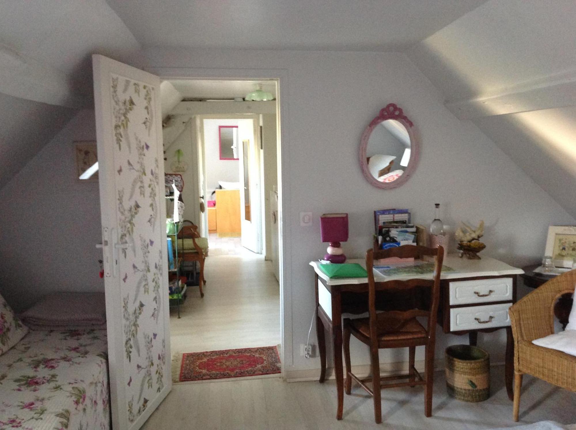 Bed and Breakfast Le Jardin Des Poules Thiétreville Esterno foto